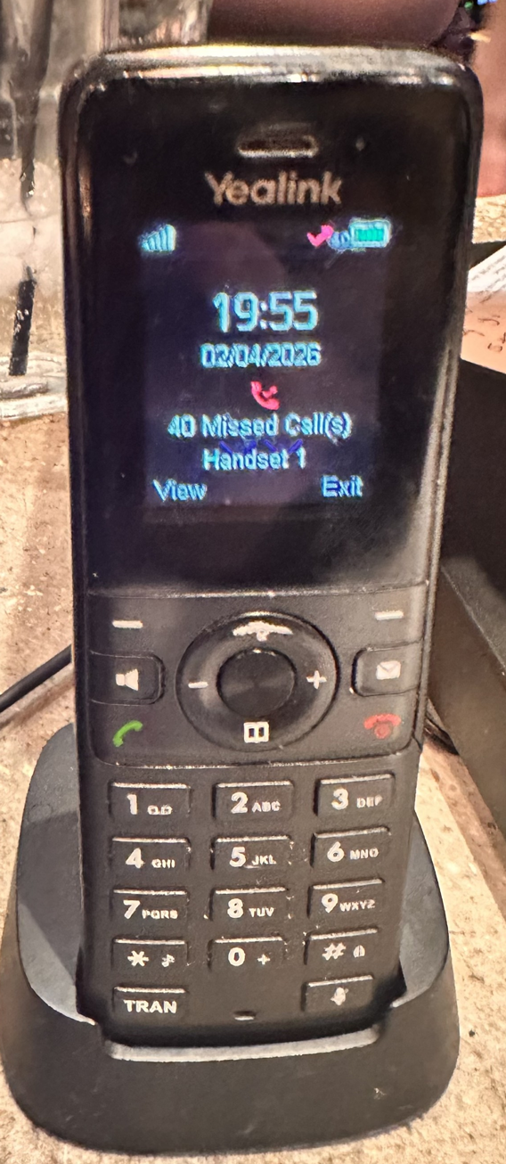 40 Missed Calls in busy takeaway