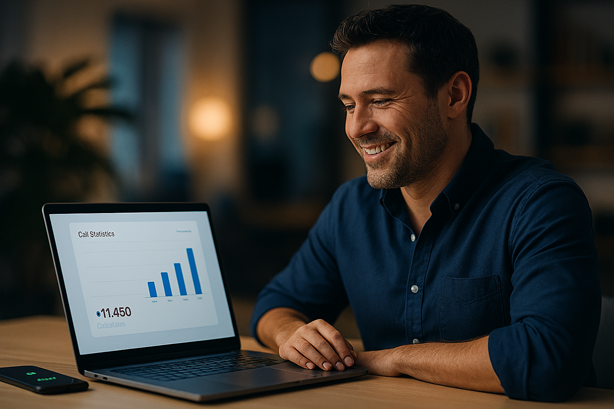 call connect ai business owner call statistics