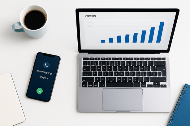call connect ai dashboard incoming call